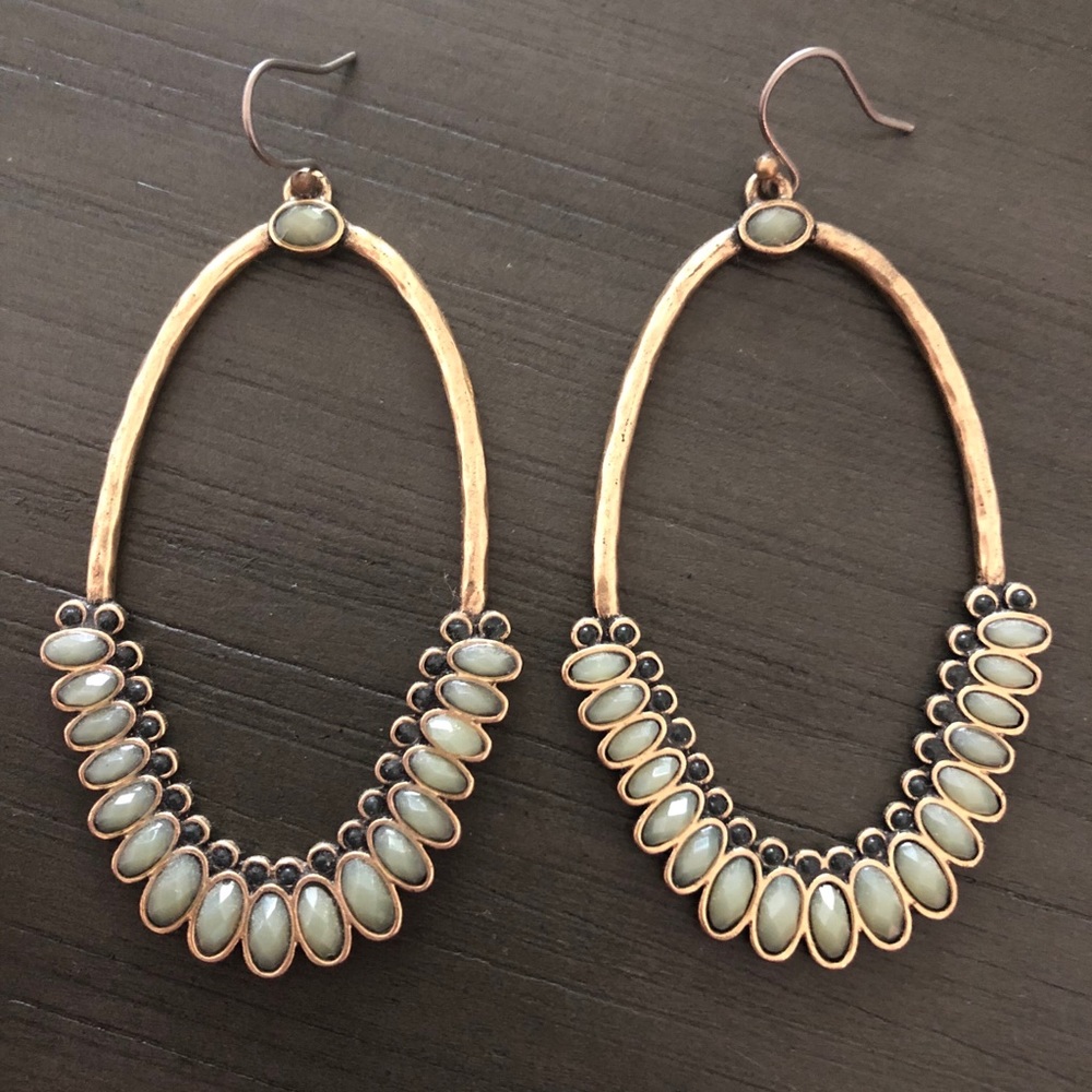 Hanging earrings
